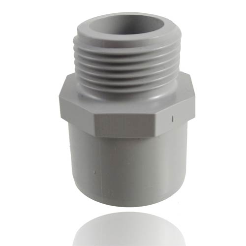 PVC C &Uuml;bergangsmuffennippel